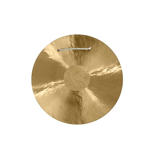 Arborea 12" Small Wind Gong with Stand and Mallet - Beautiful Wash Calming Sound Healing and Meditation Gong Perfect for Home Office Table Decor - size: 12" Wind Gong