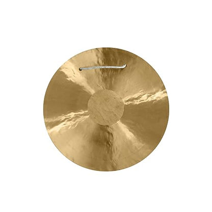 Arborea 12" Small Wind Gong with Stand and Mallet - Beautiful Wash Calming Sound Healing and Meditation Gong Perfect for Home Office Table Decor - size: 12" Wind Gong