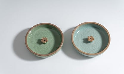 Porcelain incense burner set - 3 patterns, 5 products