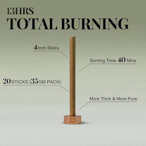 Innergy Cedarwood Incense Sticks, No Bamboo Core, Natural Wood Aroma - color: Cedarwood