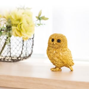 Good Luck owl Decor Figurine Japanese Home Indoor Outdoor feng Shui Decor Wealth Prosperity Money Statue Japanese Shrine Prayer