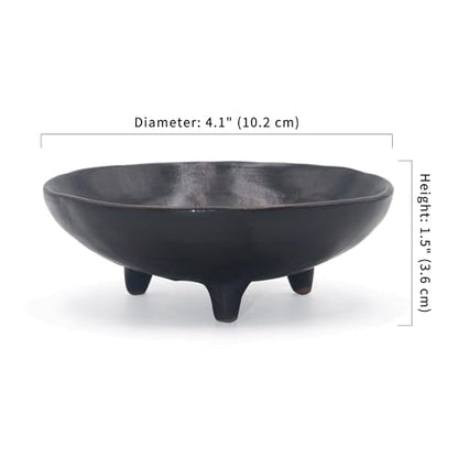 Prayer Offering Ritual Bowl Plate Great for Use Candles Tray Religious Spiritual Gifts （Black Tree Life） - style: Black Tree Life
