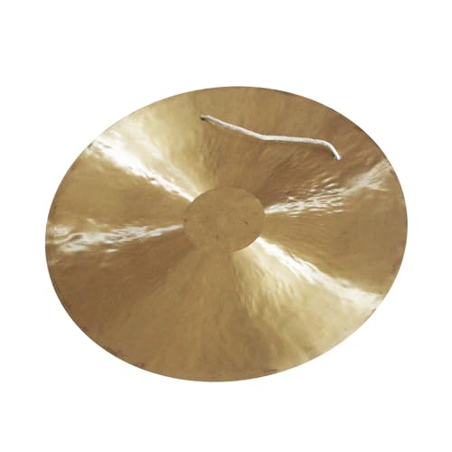 Arborea Sound Healing and Therapy Wind Gong Includes Gong Mallet & Hanging String Beautiful Sound Bronze Alloy Quality Great 24" Meditation Gong - color: Eclipse Wind Gong, size: 24"