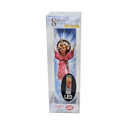 Divine Child Jesus, LED Flameless Devotional Prayer Candle