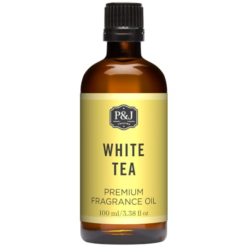 P&J Trading - White Tea Scented Oil 100ml - Fragrance Oil for Candle Making, Soap Making, Diffuser Oil