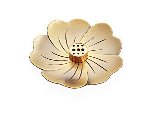 Xujia Incense Burner for Stick Incense, Brass Censer Coil Incense Holder - size: Nine hole type