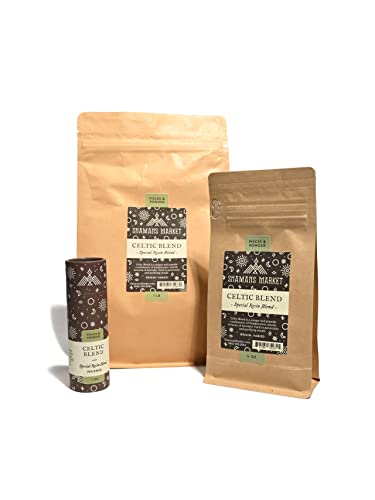 Shamans Market Celtic Blend Incense - 1 lb Bulk Bag - Natural Aromatic Tree Gum Blend for Smudging, Cleansing, Meditation, Grounding & Altar Rituals