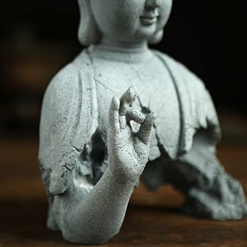 Buddha Statue for Home Stone Zen Garden Accessories Meditation Zen Garden Yoga Bonsai Micro Landscape Feng Shui Decor Fish Tank Aquarium Decorations