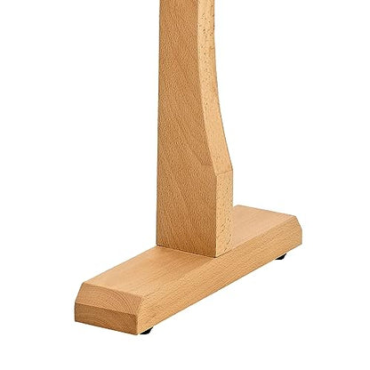 40" Wood Gong Stand, Solid Beech — MADE IN EUROPE — for Meditation, Sound Healing Therapy and Yoga, 2-YEAR WARRANTY - size: Large