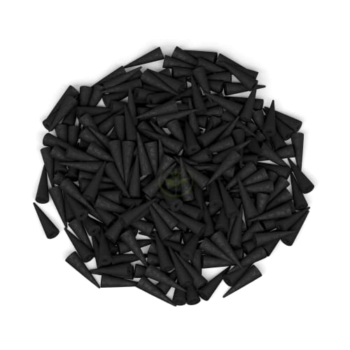 Peppermint Charcoal Incense Cones 2" BACKFLOW - 60 Pack Bulk - Natural Scented Cones Handmade Hand Dipped
