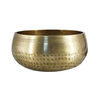 5" Tibetan Singing Bowl Set, Pure Copper Handcrafted Meditation Bowl - size: 13*13CM