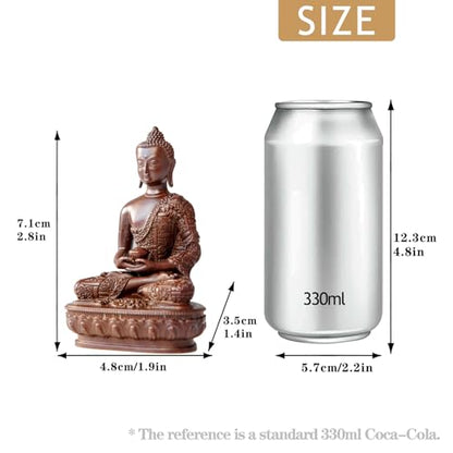 Amitabha Buddha Statue Pure Copper Handmade Zen Home Decor Figurine - color: Amitabha
