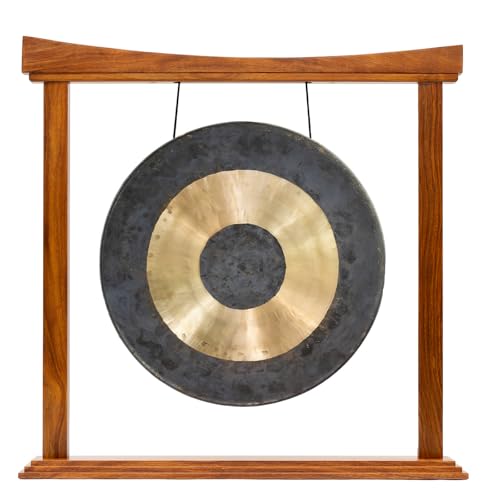 12" Gongs on the Small Eternal Present Gong Stand Includes Gong, Stand, & Mallet/Great for Meditation/Goes Well with a 12" Chinese Gong - style: 12" Mother Tesla Gong