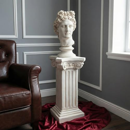 Elegant Classical Greek Roman Ionic Statue