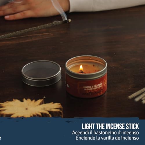 Natural Incense Sticks - Handmade Holy Wood Blend with Pure Resins & Botanicals for Meditation, Yoga, and Home Energy Cleansing - Choose Your Scent (Copal Mexico Thona)
