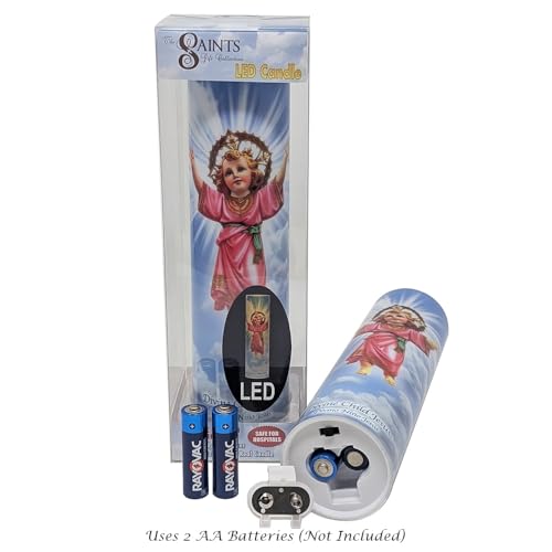 Divine Child Jesus, LED Flameless Devotional Prayer Candle