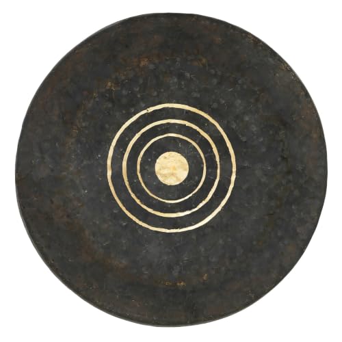 Unlimited Trilogy Gongs - Includes Traditional Chinese Gong, Mallet & Rope/Lathed Bronze/Concentrated & Controlled Tone/For Sound Healing, Meditation & Yoga - size: 26"