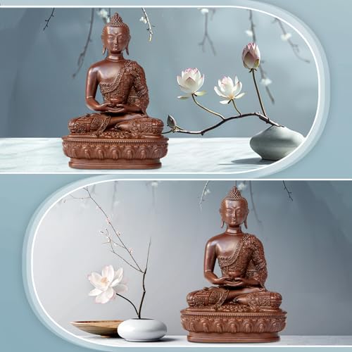 Amitabha Buddha Statue Pure Copper Handmade Zen Home Decor Figurine - color: Amitabha