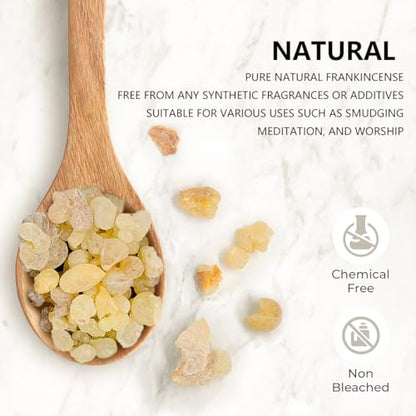 Church Incense Catholic Frankincense Powder Resin Oil 150g Natural Aromatic Premium Quality for Religious Ceremonies & Home Use (150g/5.3oz)