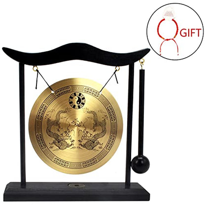 Zen Art Brass Feng Shui Desktop Gong H1303 - color: H1303
