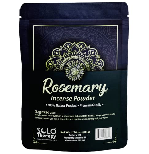 Rosemary Incense Powder 50 Grams, Premium Quality, 100% Natural, Sacred Space, Natural Incense, Loose Incense, Product of USA (Rosemary Incense Powder) - color: Rosemary Incense Powder