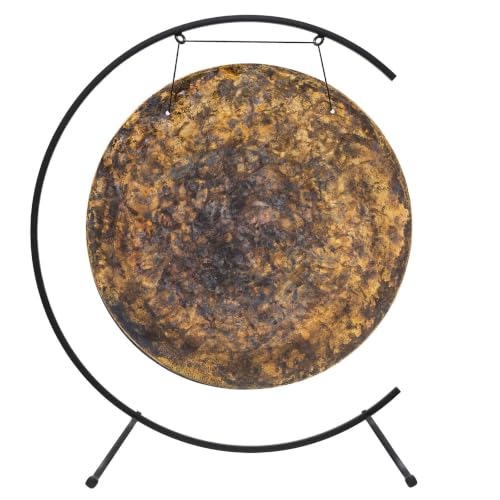 26" Chinese Gongs on the Welcoming Gong Stand - Includes Gong, Stand, and Mallet/Stand is Made from Iron/Sturdy Design - size: 26" Atlantis Wind Gong