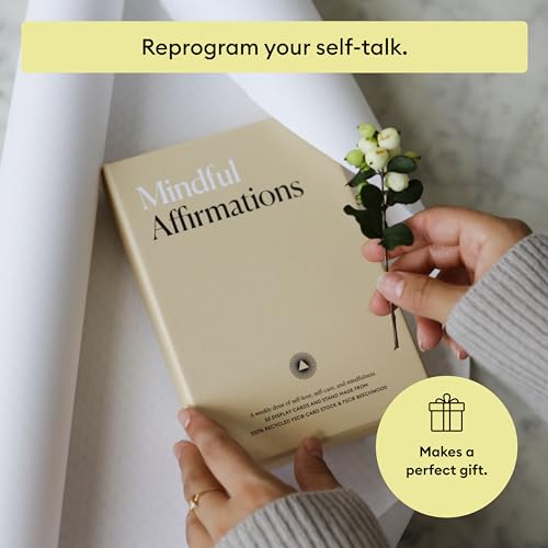 Intelligent Change Mindful Affirmations, 52 Positive Affirmation Cards for Women with Display Stand, Daily Affirmations for Inspiration, Mindfulness & Self Care, Unique Gifts for Women and Men - style: Classic Edition
