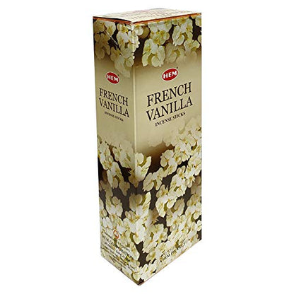 French Vanilla Incense Sticks and Incense Stick Holder Bundle Insence Insense Hem Incense Sticks - color: French Vanilla