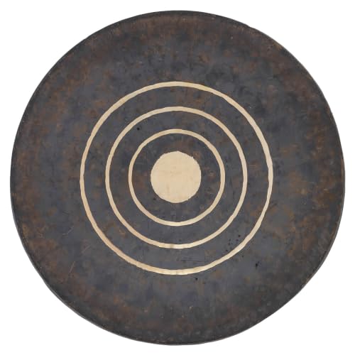 Unlimited Trilogy Gongs - Includes Traditional Chinese Gong, Mallet & Rope/Lathed Bronze/Concentrated & Controlled Tone/For Sound Healing, Meditation & Yoga - size: 18"