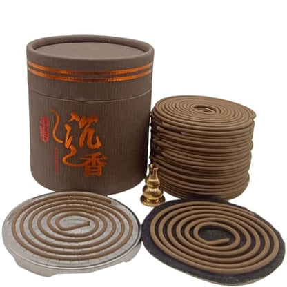 Coil Incense,Traditional spiraled Incense,Perfect for Meditation Spaces,Living Rooms,or Any Indoor Area Where You Want to Create a Relaxing Atmosphere. (48Agarwood) - color: 48agarwood