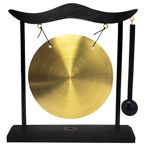 Zen Art Brass Feng Shui Desktop Gong H1303 - color: H1303
