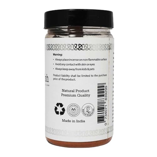 Vrinda® Spiritual Cinnamon Premium Incense Powder - For all rituals, 50 gm, Made in India, smudge powder, Pagan & Wiccan, Energy Boost, Protection & Manifestation | Perfect for Money Work & Meditation