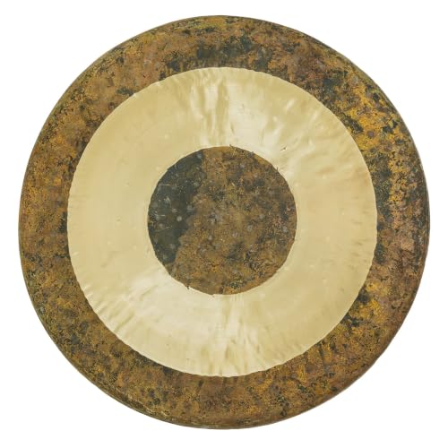 Unlimited Atlantis Chau Gongs - Includes Gong, Mallet & Rope/Bronze Chinese Gong With Traditional & Aged Look/For Sound Healing, Meditation, & Yoga. - size: 16"