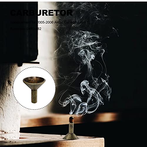 EATAKWARD 50PCS Metal Backflow Incense Sticks Holder Small Funnel Shape Incense Cone Tray Base Rack Holder Waterfall Incense Burner