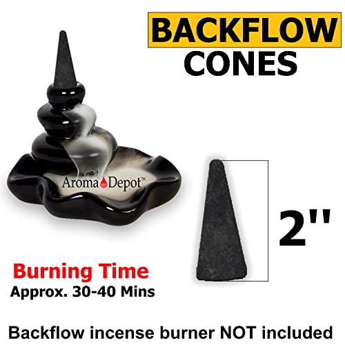 2'' Cherry Backflow Charcoal Incense Cones (Approx. 45-50)