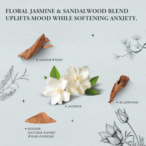 Innergy Jasmine Square Incense Sticks, No Bamboo Core, 50 Count - color: Jasmine