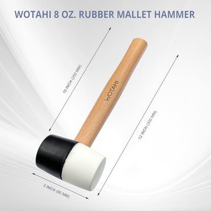 8 Oz. Rubber Mallet Hammer