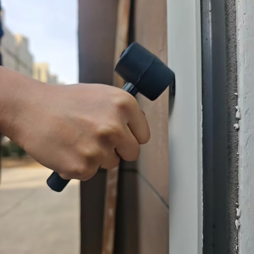 Mini Rubber Mallet Hammer, 6-Inch Small Soft Mallet for Crafts & Jewelry, Durable Black Rubber Head for Furniture Assembly, Non-Marking Mallet for Home DIY Projects