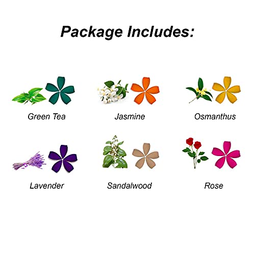 Zen Life 150 PCS Backflow Incense Cones Mixed Natural Scents - Sandalwood-Osmanthus-Rose-Lavender-Jasmine for Relaxation, Purification, Meditation, Yoga Gift