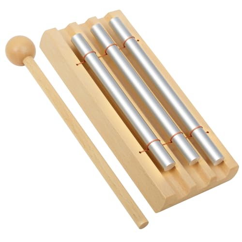 EASTROCK Hand Chime Bell for Meditation & Classroom,3 Tone - size: 7.7 inch