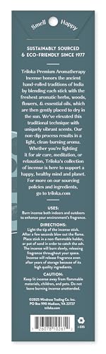 Triloka Premium Incense, Blue Lotus, 10 Sticks - color: Blue Lotus, size: 10 Count