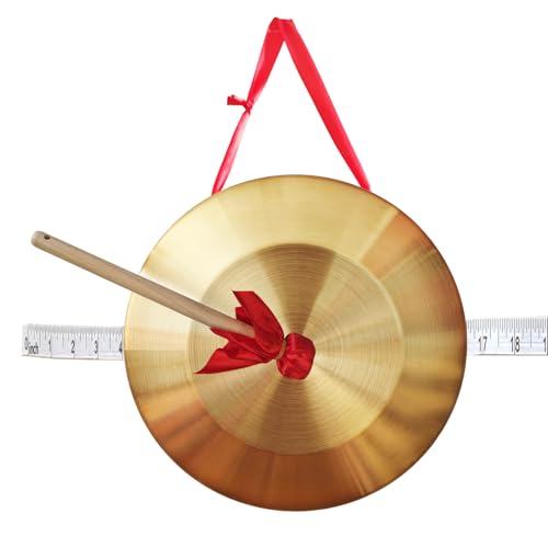 Diameter 12.6 inch(32cm) Gong Instrument,Chinese Traditional,copper alloy - size: 12.6 inch Gong