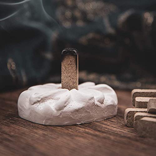 Incienso de Santa Fe - Alder Natural Wood Incense Bricks Without Holder, 40 Count - Made in the USA - color: Alder, size: 40