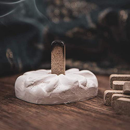 Incienso de Santa Fe - Alder Natural Wood Incense Bricks Without Holder, 40 Count - Made in the USA - color: Alder, size: 40