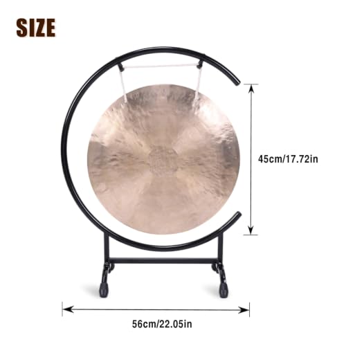 18 Inch Chinese Copper Gong with C Stand & Mallet