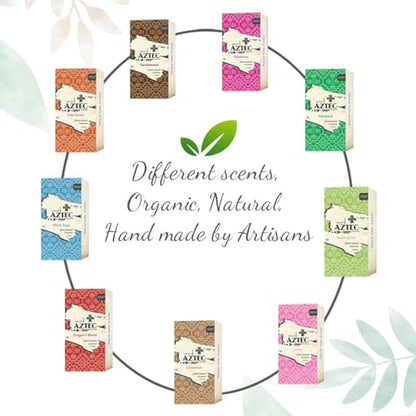 Soul Sticks Aztec Cinnamon Resin Incense Sticks, 90 Hrs Burn Time – 100% Natural, Hand-Rolled & Slow-Burning 6 Pcs| Artisan Blend for Yoga, Meditation, Relaxation, Aromatherapy (Copal) - color: Copal