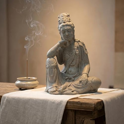 19" Guan Yin Buddha Statue for Home & Garden Zen Meditation Decor
