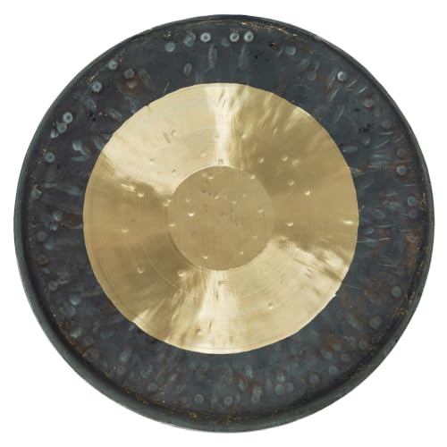 Unlimited Dark Star Gongs - Includes Gong, Mallet & Rope/Bronze Chinese Gong/Bouncy & Moody Tone/For Sound Therapy, Meditation, & Yoga - size: 8"
