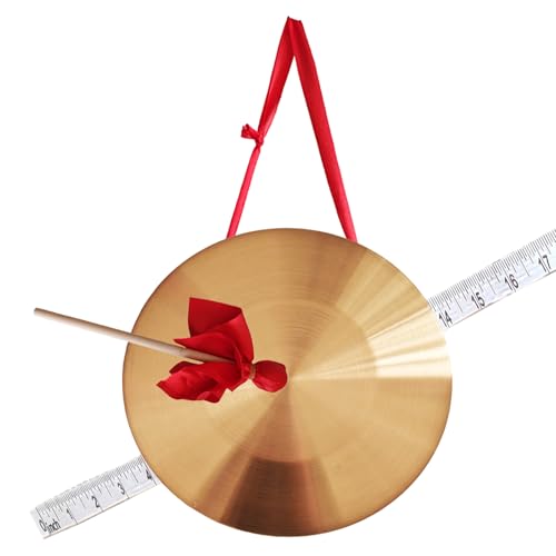 Diameter 9.84 inch(25cm) Gong Instrument,Chinese Traditional,copper alloy - size: 9.84 inch gong