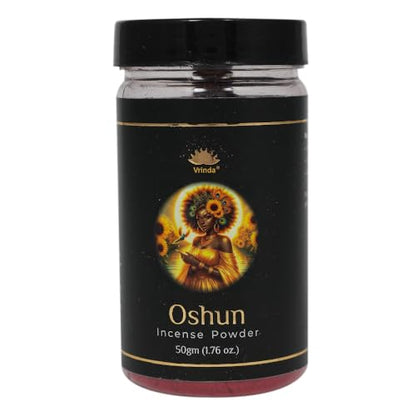 Vrinda® Oshun Premium Incense Powder 50gm - Honoring The Powerful Orisha of Love, Beauty & Fertility. Ritual Incense for Abundance & Devotion.